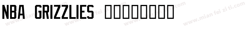 NBA GRIZZLIES 字体字体转换